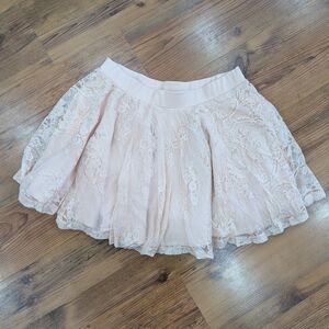 BNWT Y2K Lace Overlay Mini Skirt